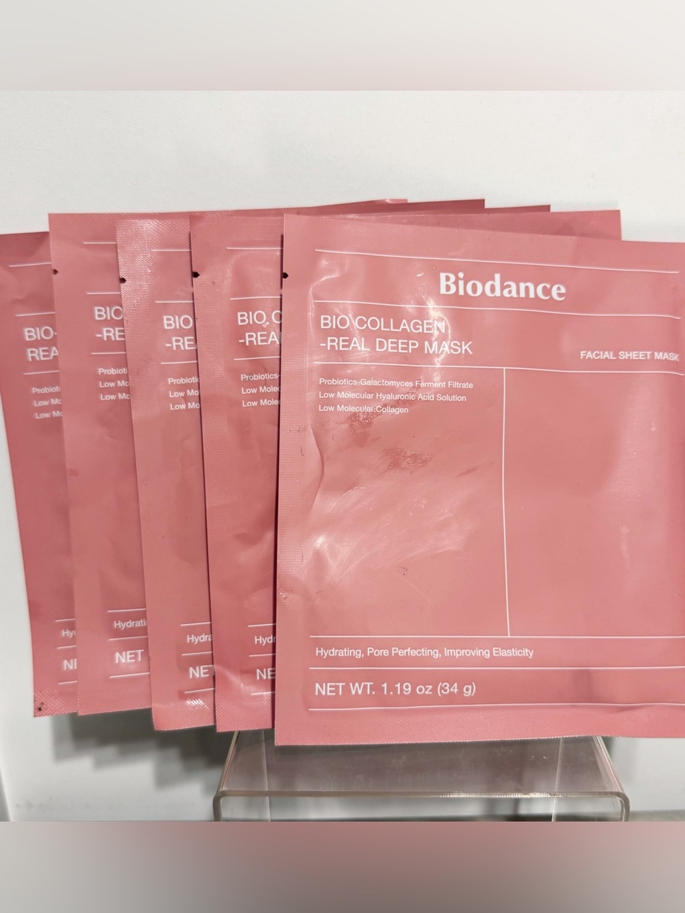 {Set of 5} BIODANCE Bio-Collagen Real Deep Mask, Hydrogel Sheet Masks - New